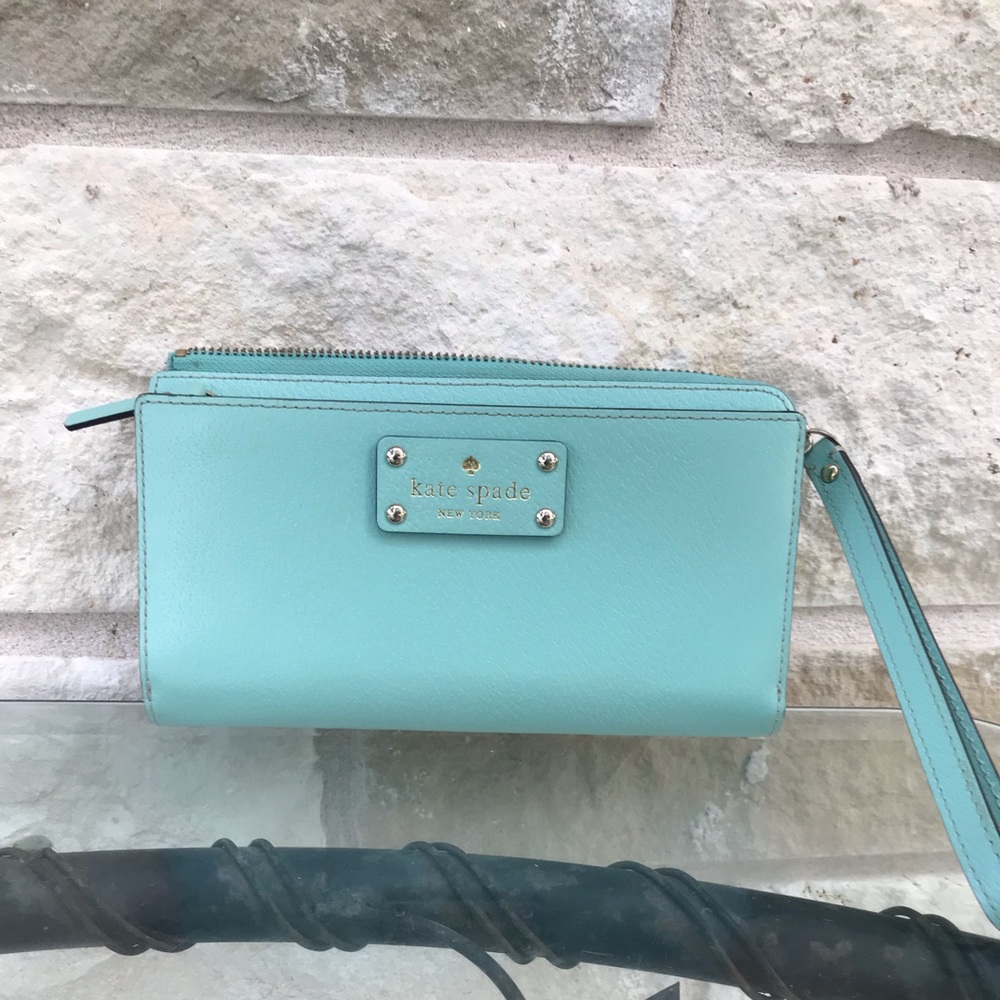 Kate Spade aqua wallet